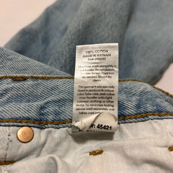 PacSun Light Indigo Distressed Dad Jeans Size 27 - Picture 7 of 8